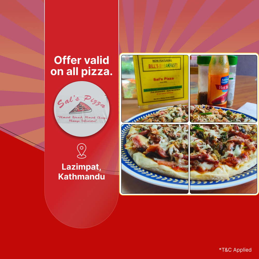 15% off on all pizza at Sal's Pizza